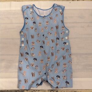 The Yellow Lamb Puppy romper boys
